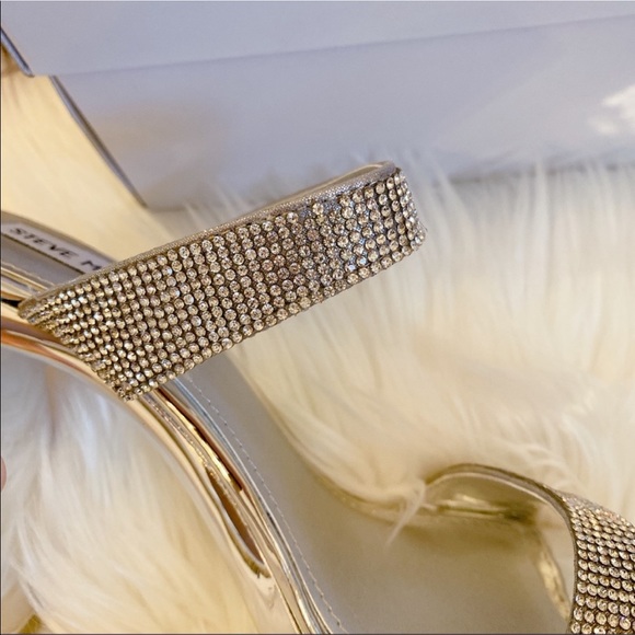 Steve Madden Glassy Rhinestones Platform Sandal - Picture 13 of 13